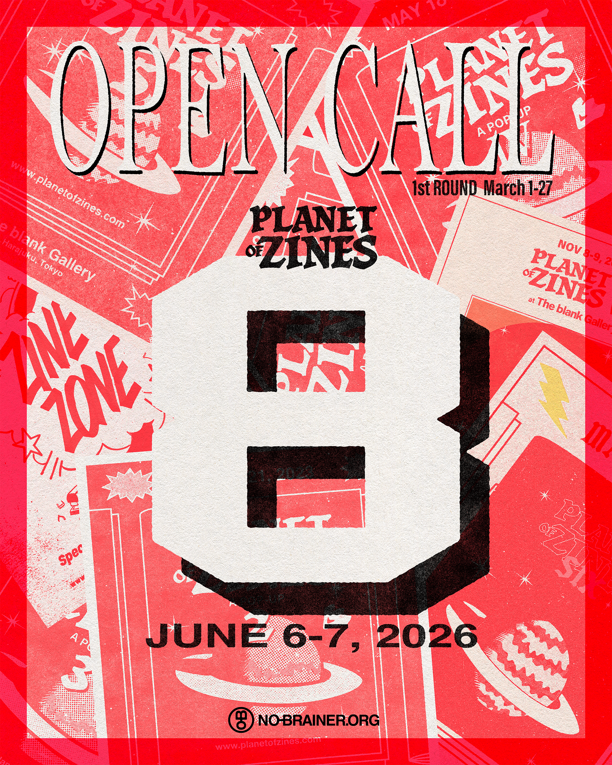 PLANET OF ZINES 8 OPEN CALL（2026年6月6-7日開催、一次募集3月2-27日）